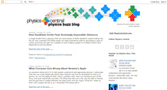 Desktop Screenshot of physicsbuzz.physicscentral.com